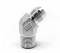 3/8 in. MJIC x 3/8 in. MPT 316 Stainless Steel K Series Male 45 Elbow