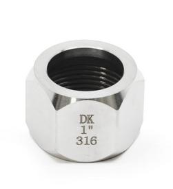 1 in. 316 Stainless Steel K Series Nut