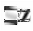 3/8 x 3/4 in. MNPT x FNPT 316 and 316L Stainless Steel Reducing Adapter