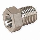 3/8 in. MPT x 1/8 in. FPT 316 Stainless Steel Reducing Hex Pipe Bushing 