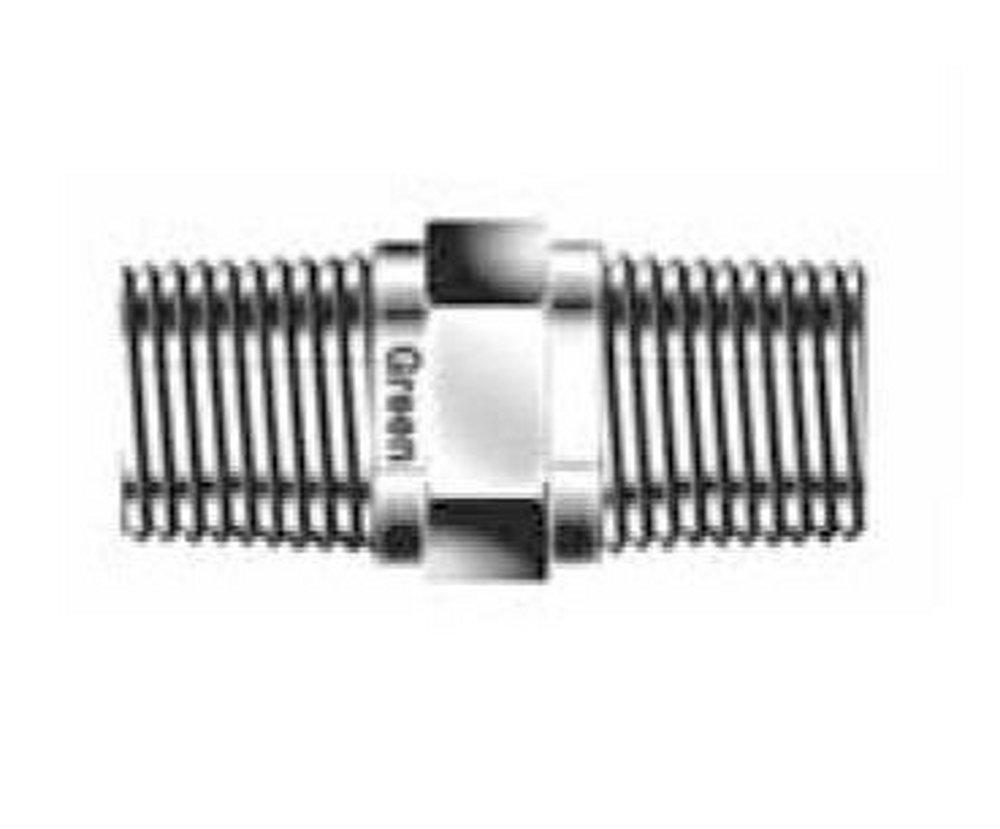 1 in. MPT 10K 316 Stainless Steel Hex Nipple 