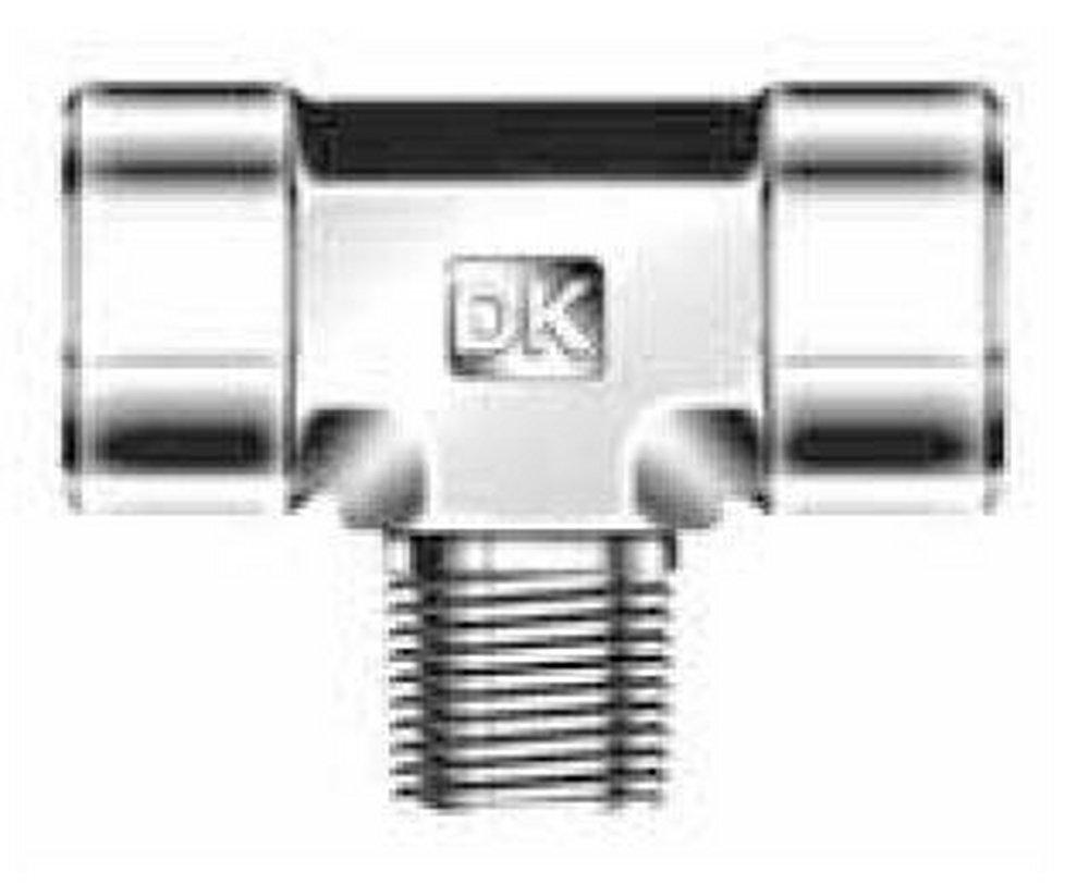 DK-LOK&reg; FNPT x FNPT x MNPT Stainless Steel Branch Tee 
