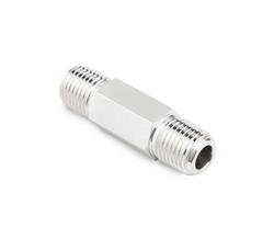 3/8 in. x 3 in. MPT 316 Stainless Steel Hex Long Nipple