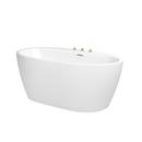 PROFLO® White 31-1/2 in. Freestanding Bathtub with Center Drain in White 