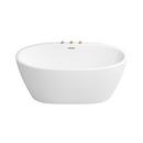 PROFLO® White 31-1/2 in. Freestanding Bathtub with Center Drain in White 