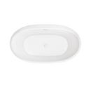 PROFLO&reg; White 31-1/2 in. Freestanding Bathtub with Center Drain in White 