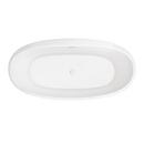 PROFLO&reg; White 31-1/2 in. Freestanding Bathtub with Center Drain in White 