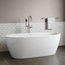 PROFLO&reg; White 31-1/2 in. Freestanding Bathtub with Center Drain in White 