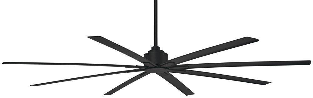 Minka Aire Coal 41W 8-Blade Ceiling Fan with 84 in. Blade Span 
