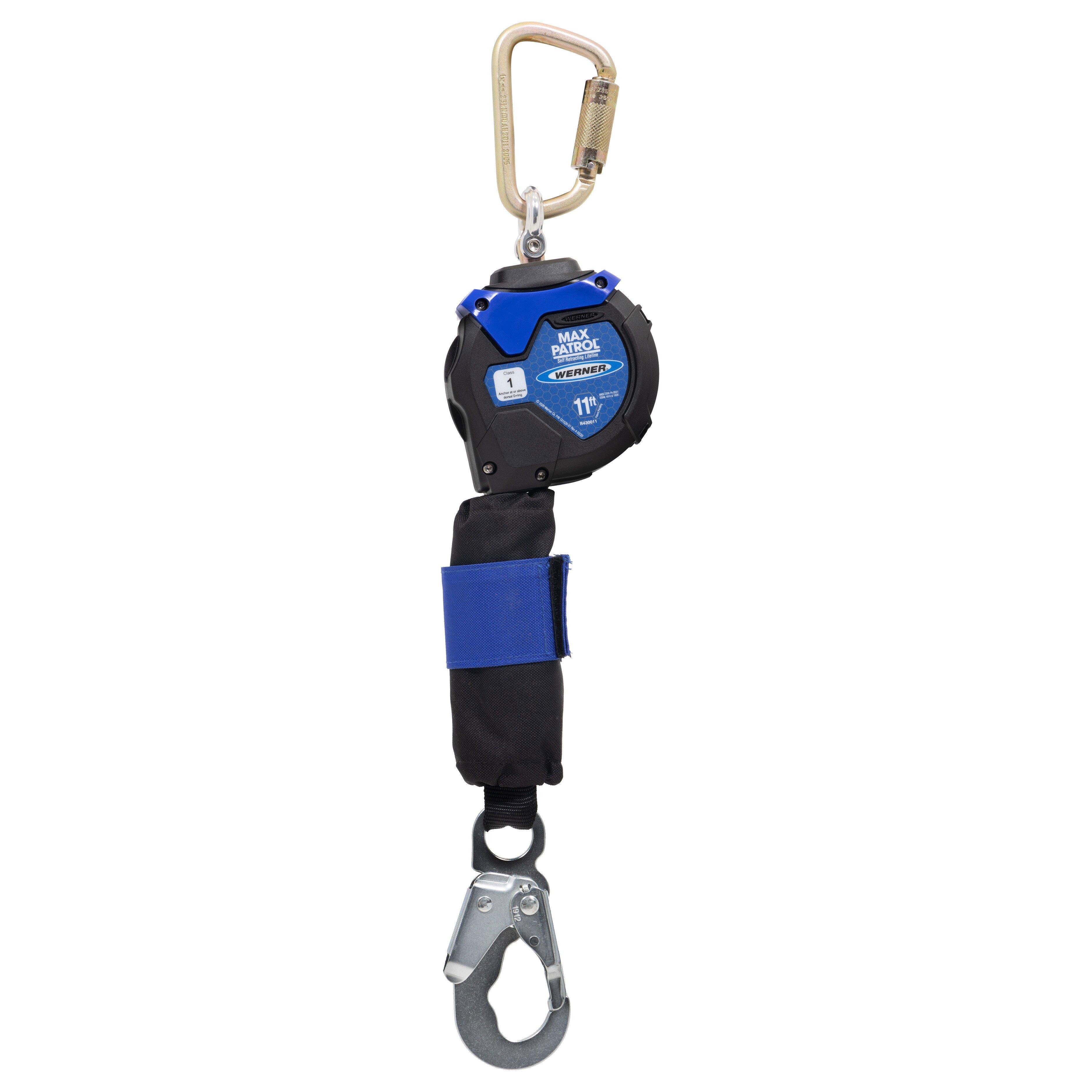 Werner Ladder Black 11 ft. Self-Retracting Lifeline 