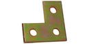 ABB Gold 4-Hole Flat Angle Strut Bracket 