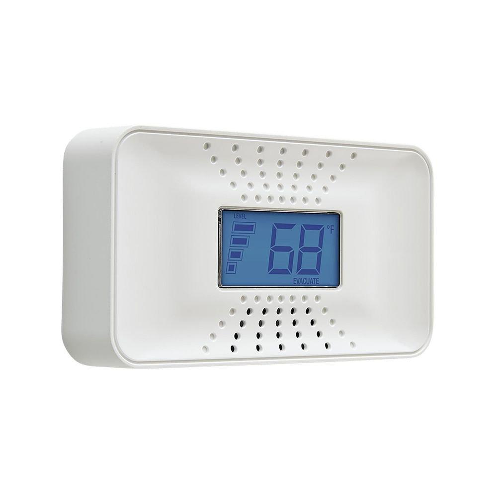 BRK Electronics White Lithium Battery Carbon Monoxide Alarm in White 
