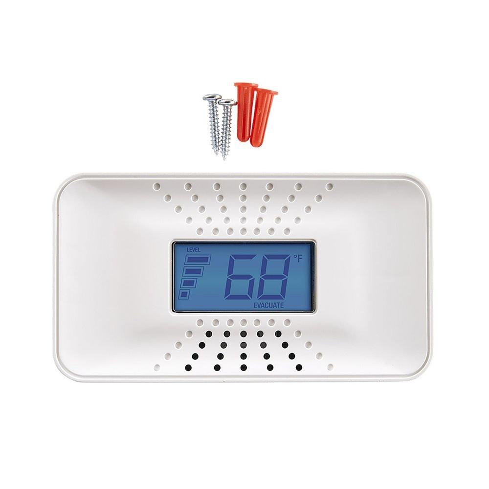 BRK Electronics White Lithium Battery Carbon Monoxide Alarm in White 