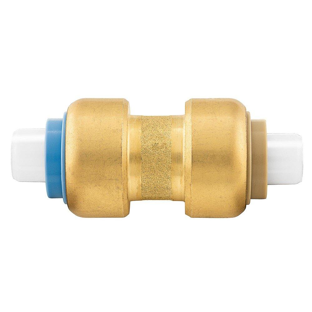 Jones Stephens Rough Brass Push Brass Coupling 