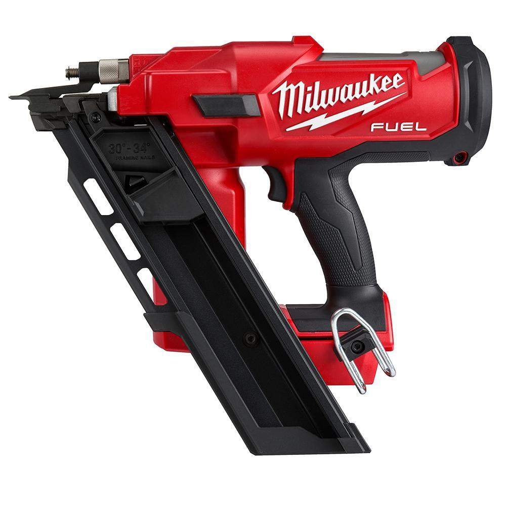 Milwaukee® Red Cordless Framing Nailer Bare Tool 