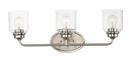 Maxim Lighting&reg; Satin Nickel 60W 3-Light Medium Vanity Fixture 