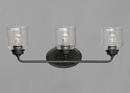 Maxim Lighting&reg; Black 60W 3-Light Medium Vanity Fixture 