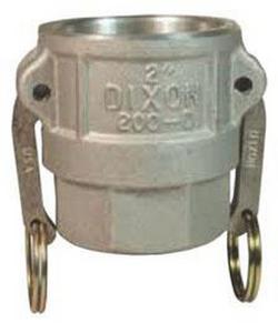 6 in. Female x FNPT Type D Quick Aluminum Coupling
