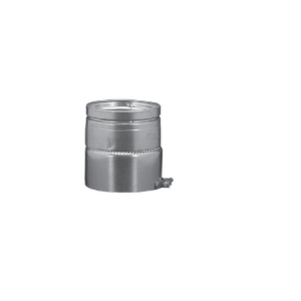 Hart & Cooley 6 in. Gas Vent Adapter Aluminum and Galvanized Steel 
