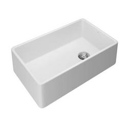 32-3/4 in. Farmhouse Fireclay Single Bowl Kitchen Sink in White