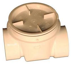 3 in. Plastic Hub Backwater Valve