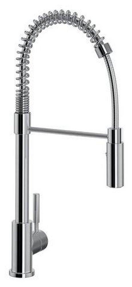 ROHL&reg; Polished Chrome Single Handle Pull Down Kitchen Faucet 