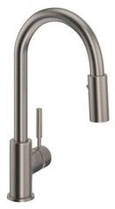 ROHL&reg; Satin Nickel Single Handle Pull Down Kitchen Faucet 