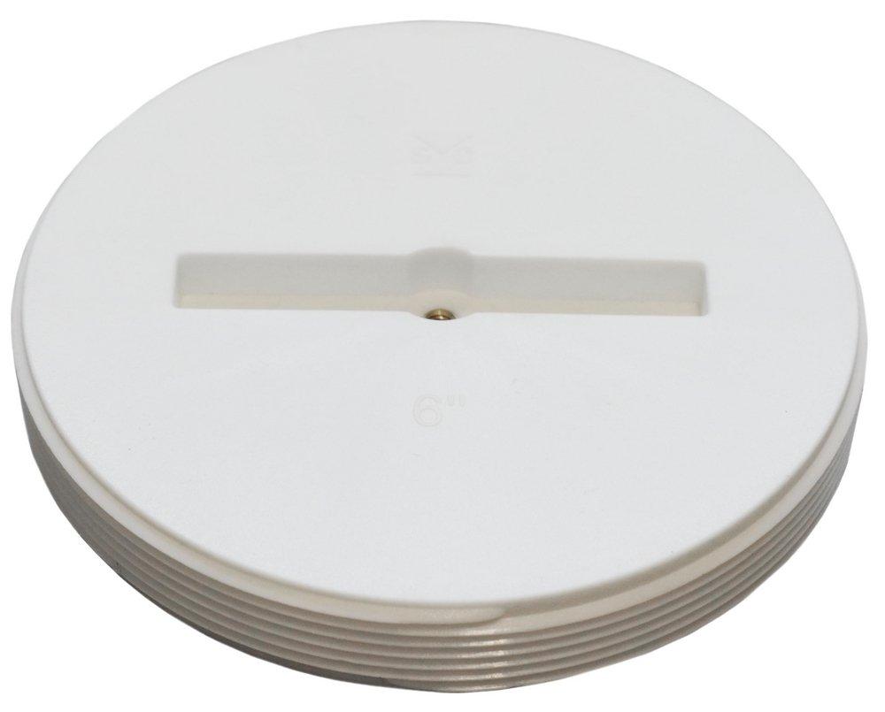 Sioux Chief White Polypropylene Cleanout Plug with MPT Brass Insert 
