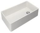 ROHL® Matte Black 35-1/2 x 19-7/8 in. Fireclay Single Bowl Farmhouse Kitchen Sink 