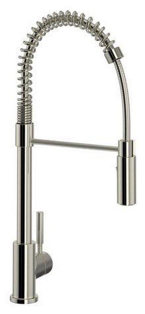 ROHL&reg; Polished Nickel Single Handle Pull Down Kitchen Faucet 