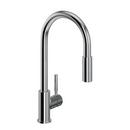 Single Handle Pull Down Kitchen Faucet in Polished Chrome