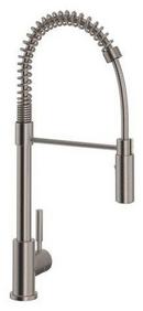 Single Handle Pull Down Kitchen Faucet in Satin Nickel