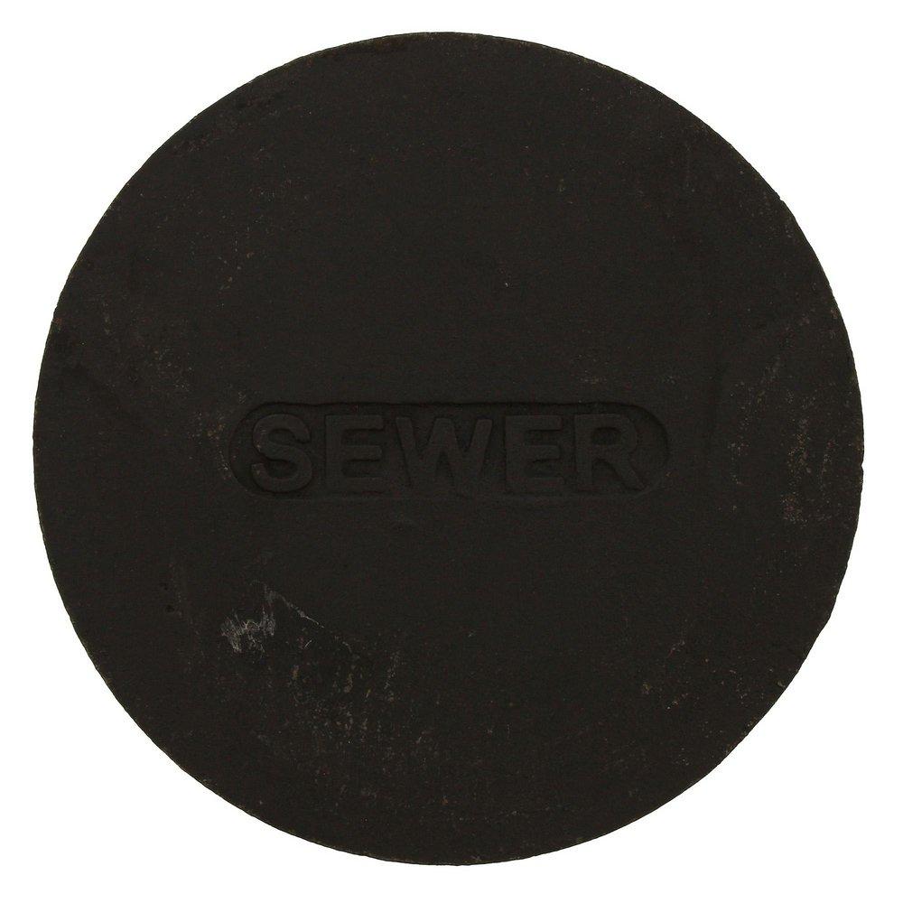 8 in. Cast Iron Sewer Lid for Backwater Valve Extension Kit 