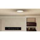 Quoizel Brushed Nickel 12W 1-Light Integrated LED Flush Mount Ceiling Fixture 
