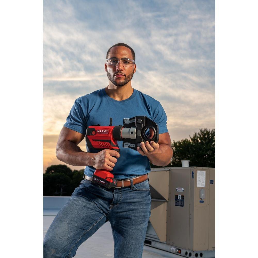 RIDGID Red 0.5 - 2 in. Battery Press Tool 