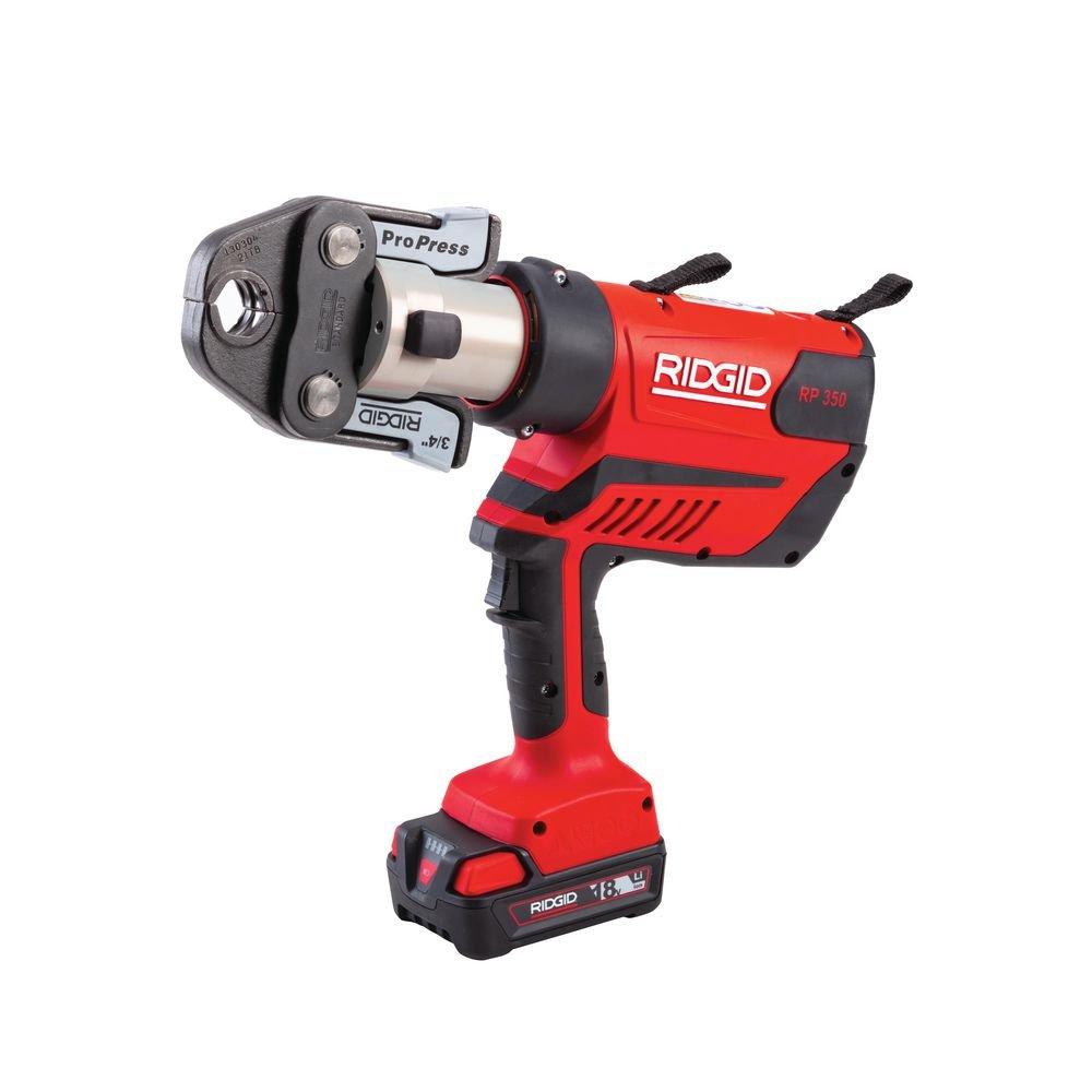 RIDGID Red 0.5 - 2 in. Battery Press Tool 