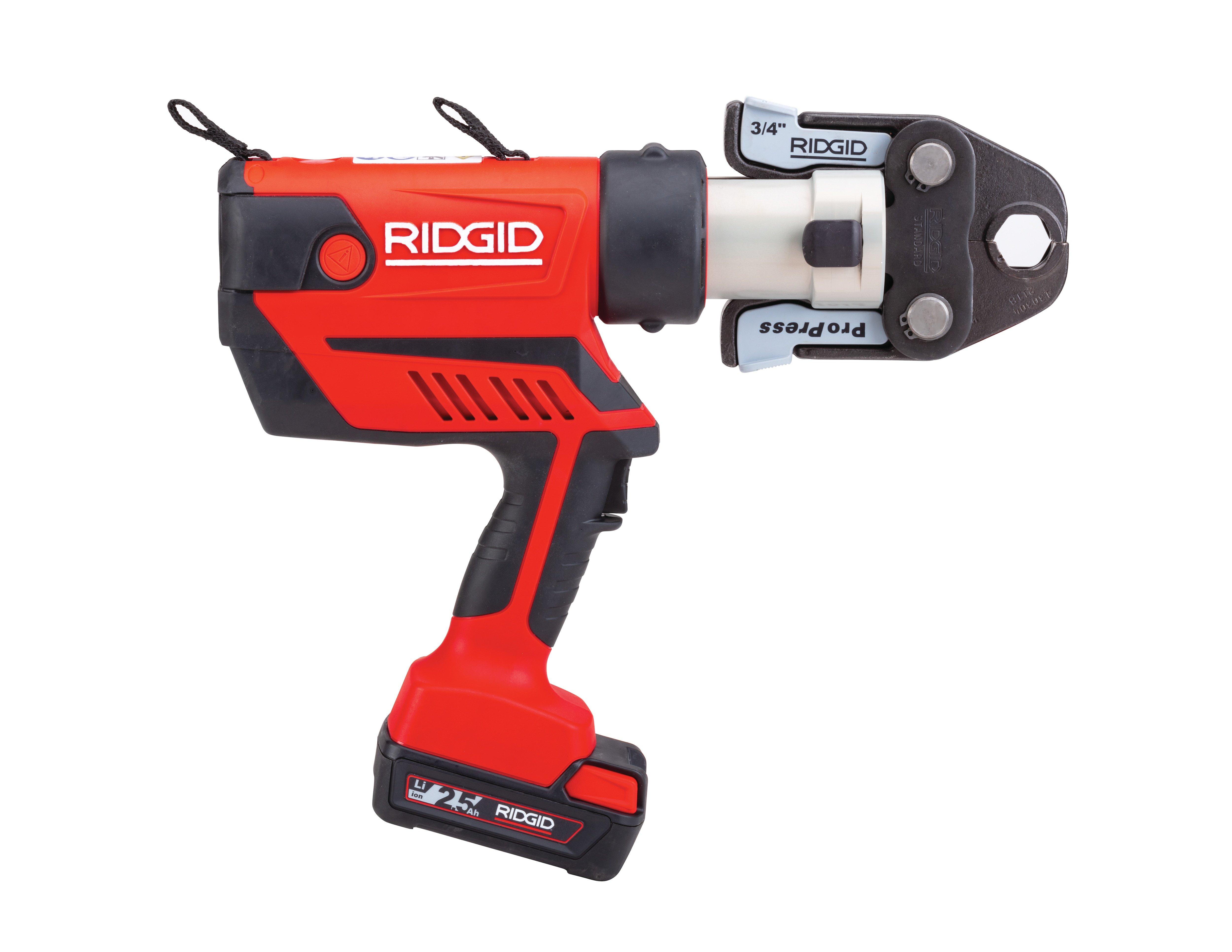 RIDGID Red 0.5 - 2 in. Battery Press Tool 