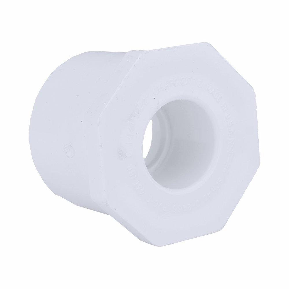 White PVC Schedule 40 Bushing 