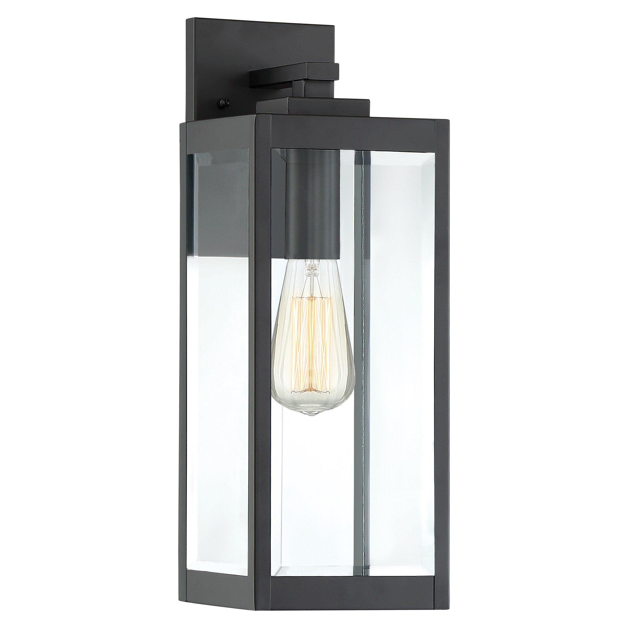 Quoizel Earth Black 100W 1-Light Medium E-26 Incandescent Outdoor Pendant 
