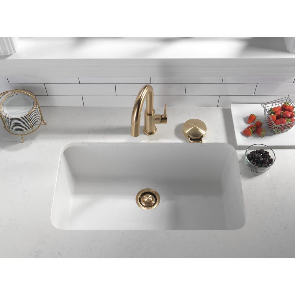 Delta Faucet Champagne Bronze Brass Glass Rinser 