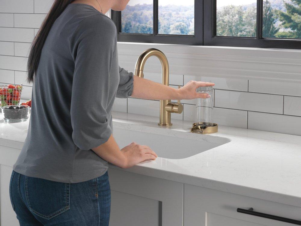 Delta Faucet Champagne Bronze Glass Rinser 
