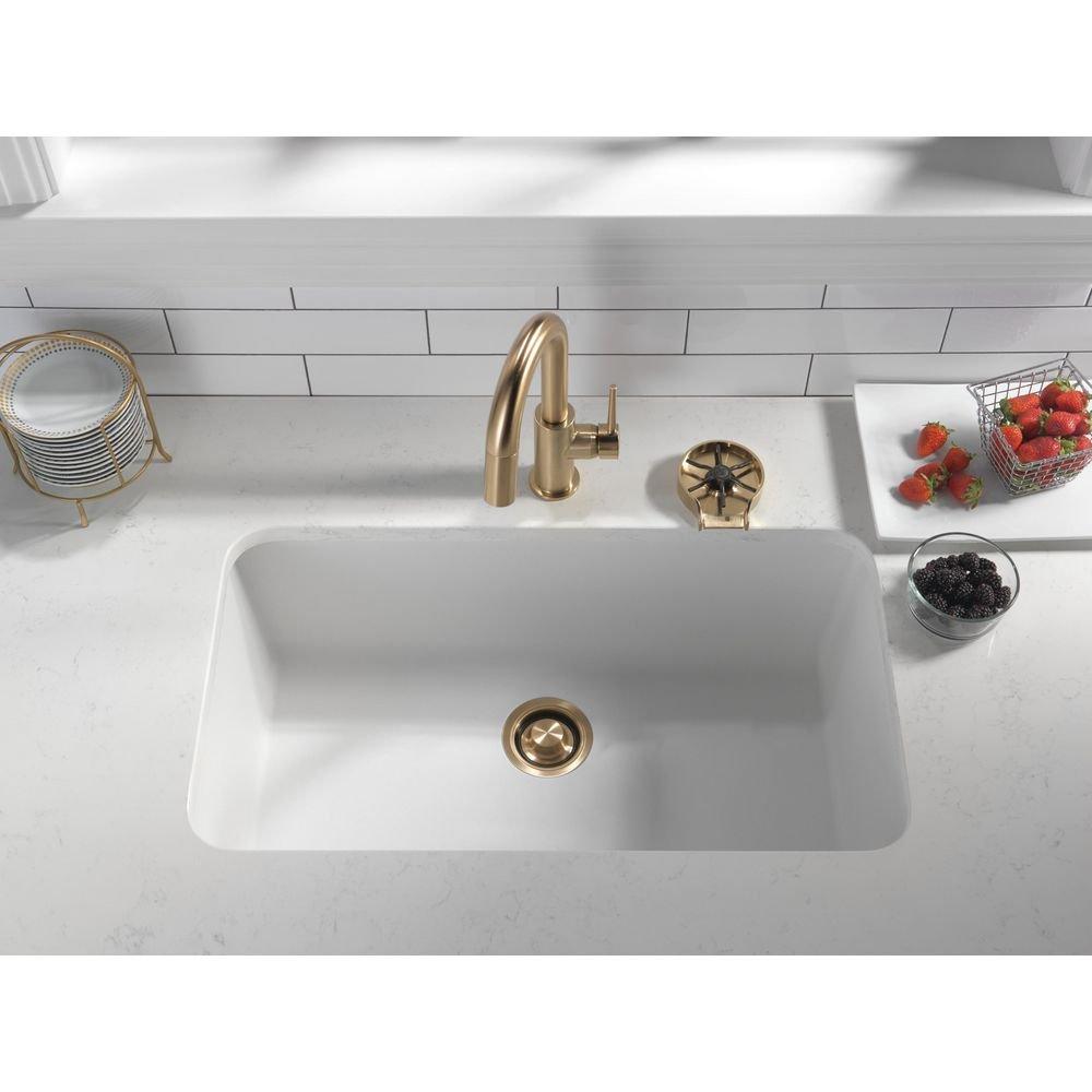 Delta Faucet Champagne Bronze Brass Glass Rinser 