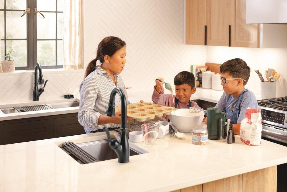 Delta Faucet Matte Black Glass Rinser 