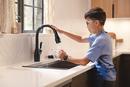 Delta Faucet Matte Black Glass Rinser 