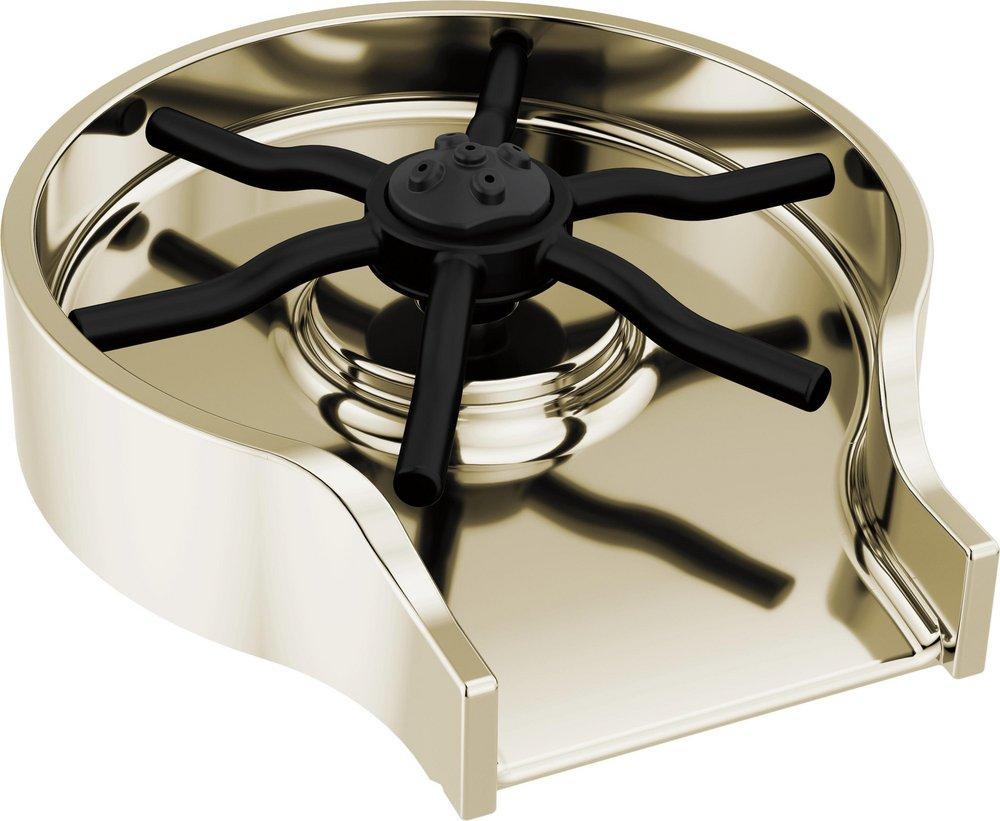 Delta Faucet Polished Nickel Glass Rinser 