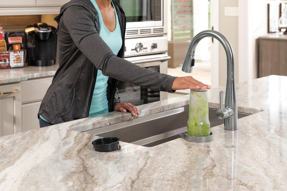 Delta Faucet Arctic Stainless Glass Rinser 