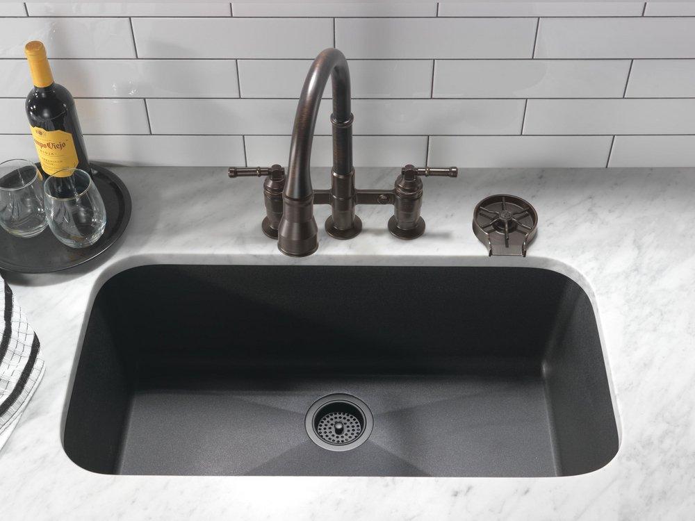 Delta Faucet Venetian Bronze Glass Rinser 