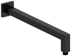 16 x 1/2 in. MNPT x Male Brass Shower Arm in Black