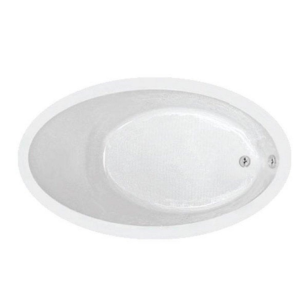 Mansfield Plumbing Products White 60 x 36 in. Whirlpool Drop-in/Undermount Bathtub End Drain 