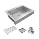 Elkay Stainless Steel 1-Hole Stainless Steel Single Bowl Farmhouse Kitchen Sink in Polished Satin 